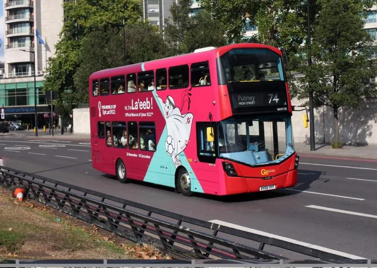 London Bus Advertising Brings the FIFA World Cup 2022 to London