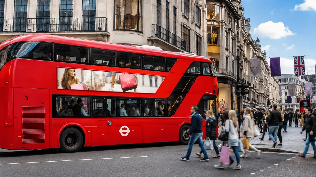 How Bus Advertising Supports Retail Footfall 
