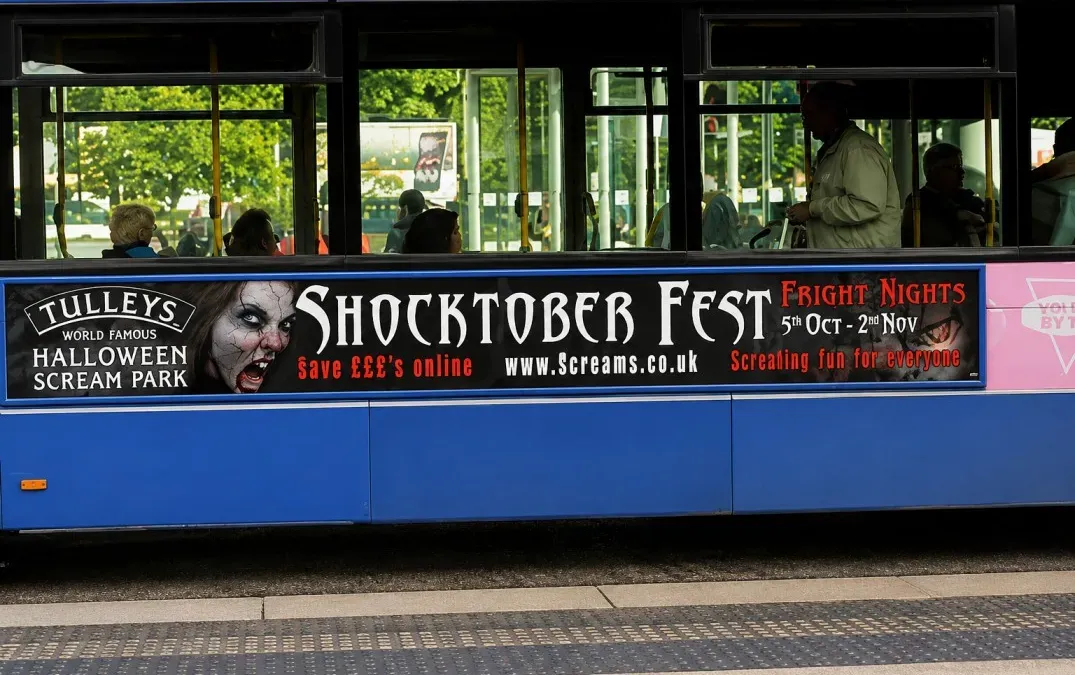 How Can Brands Use Bus Advertising for Halloween?