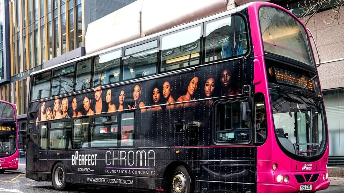 How Cosmetic Brands Transform London Streets Through Bus Advertising