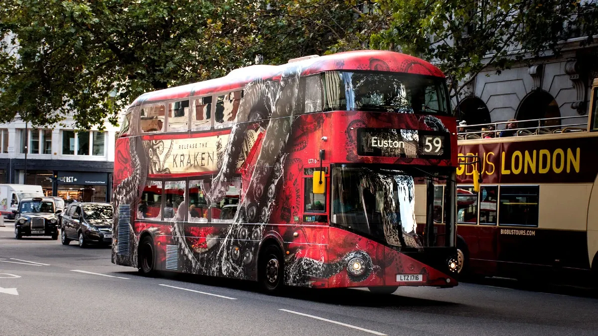 Unleashing the Beast: How The Krakenโs London Bus Campaign Turned Heads โ And What Other Brands Can Learn