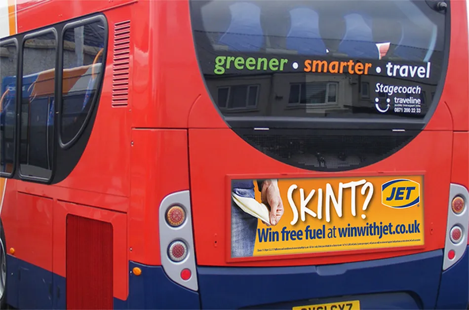 Boosting Brand Visibility with Jetโs High-Frequency Bus Rear Advertising Campaign in London