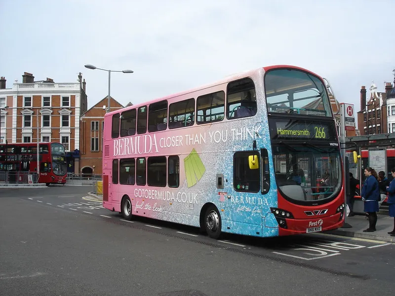 Bermuda is Closer Than You Think with London Bus Advertising