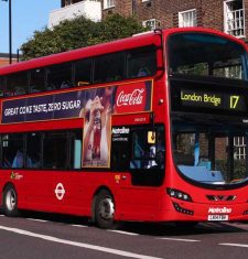 bus t-side london bus advertising